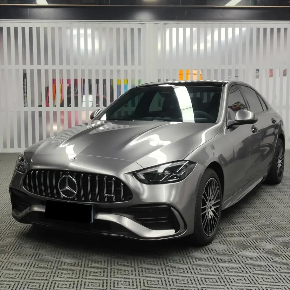 Gloss Metallic Liquid Chrome Silver Car Vinyl Wrap