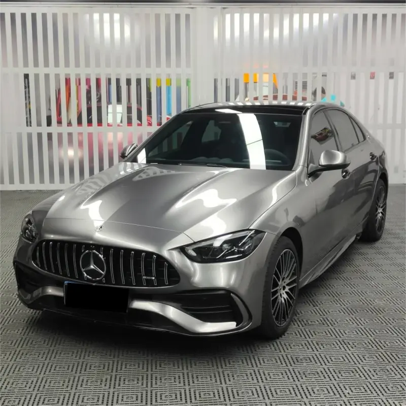 Gloss Metallic Liquid Chrome Silver Car Vinyl Wrap