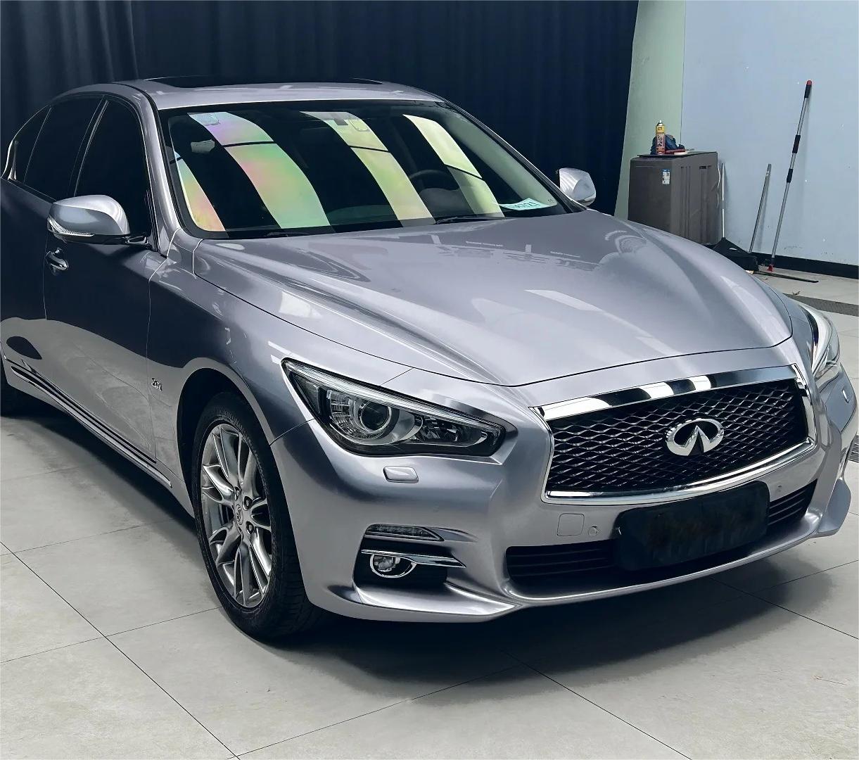 Gloss Metallic Titanium Grey Car Vinyl Wrap Sale