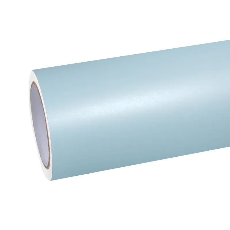 Matte Light Blue Car Wrap