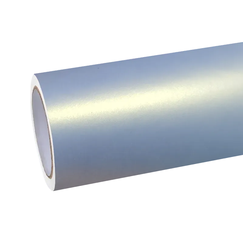 Matte Metallic Chameleon Gold Grey Car Vinyl Wrap
