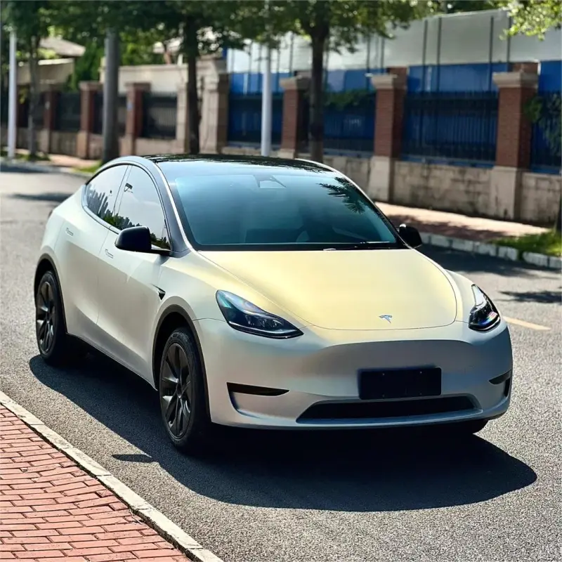 Matte Metallic Chameleon Gold Grey Car Vinyl Wrap