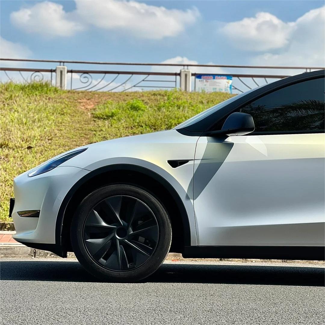 Matte Metallic Chameleon Gold Grey Car Vinyl Wrap