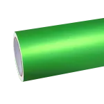 Matte Metallic Chrome Green Car Vinyl Wrap 