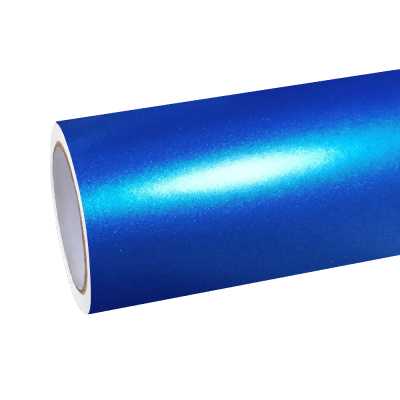 Matte Metallic Diamond Azure Blue Car Vinyl Wrap 01