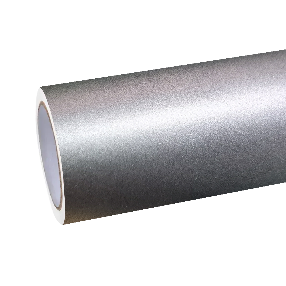 Matte Metallic Granny Grey Car Vinyl Wrap