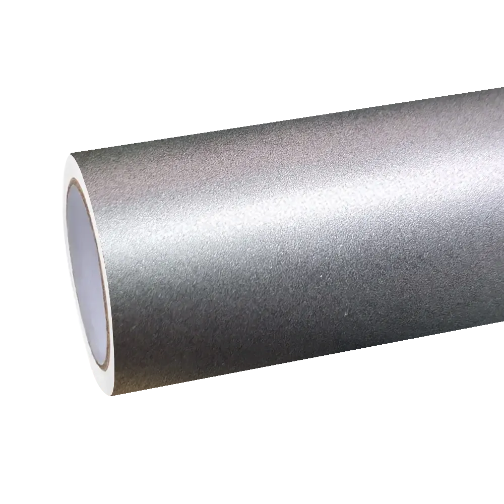 Matte Metallic Granny Grey Car Vinyl Wrap