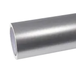 Matte Metallic Silver Car Vinyl Wrap PET
