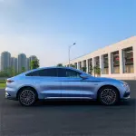 Matte Metallic Mist Blue Car Vinyl Wrap