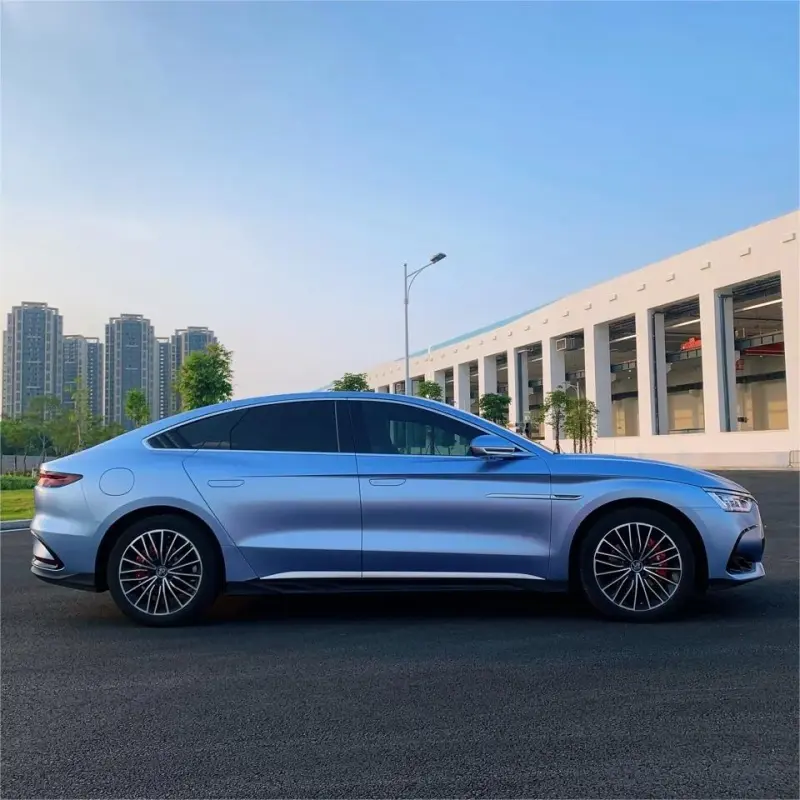 Matte Metallic Mist Blue Car Vinyl Wrap
