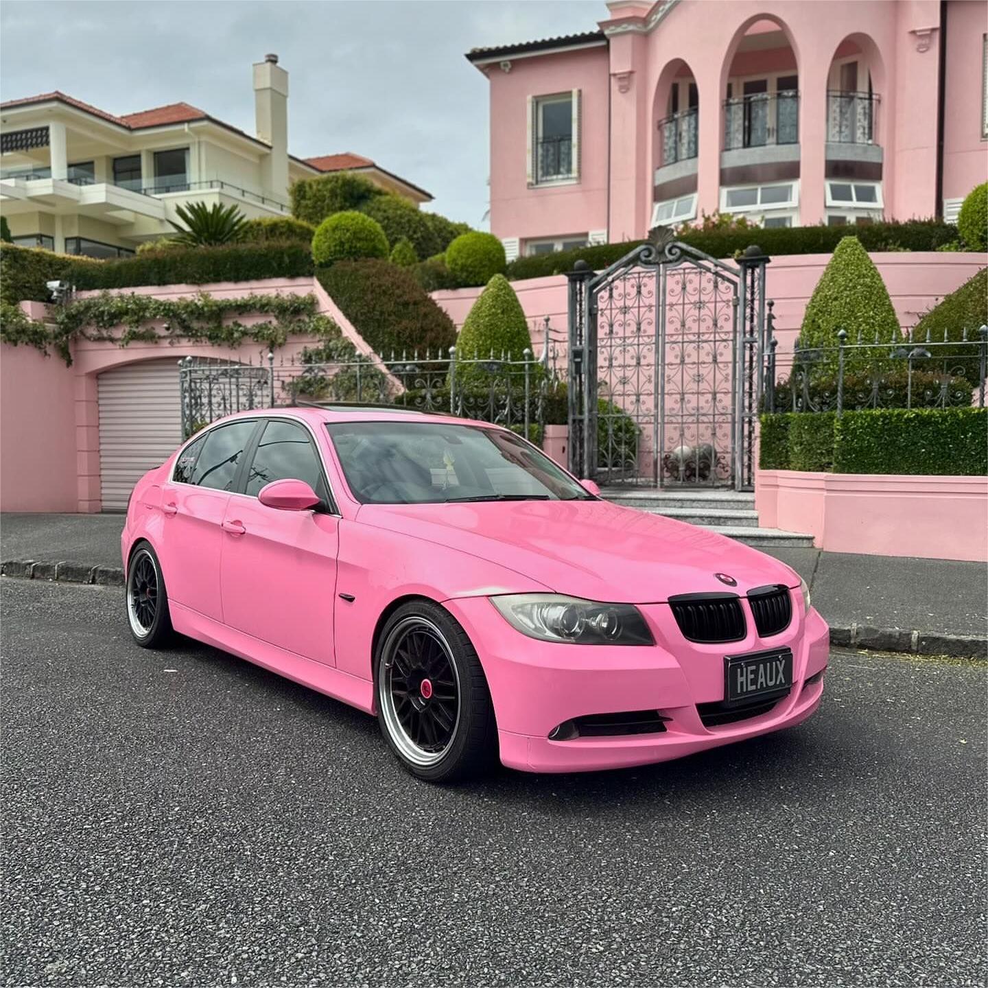 Gloss Crystal Light Pink Car Vinyl Wrap PET