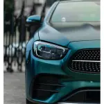 Dark Green Car Wrap