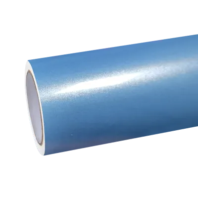 Gloss Metallic Ice Blue Car Vinyl Wrap 01