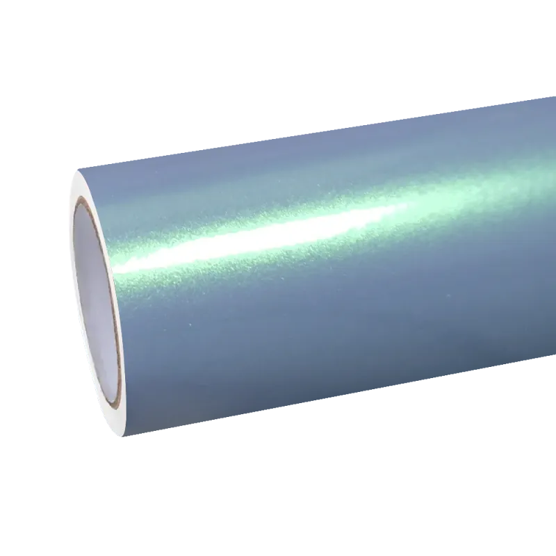Gloss Metallic Twin Grey Green Car Vinyl Wrap Sale