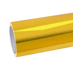 Gloss Mirror Chrome Yellow Car Vinyl Wrap