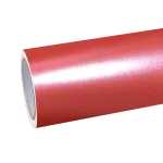 Matte Metallic Pure Red Car Vinyl Wrap