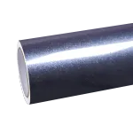 Gloss Metallic Blue Grey Car Vinyl Wrap