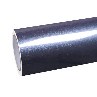 Gloss Metallic Blue Grey Car Vinyl Wrap 01