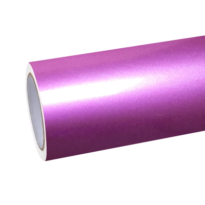 Gloss Metallic Viola Pink Car Vinyl Wrap PET 01