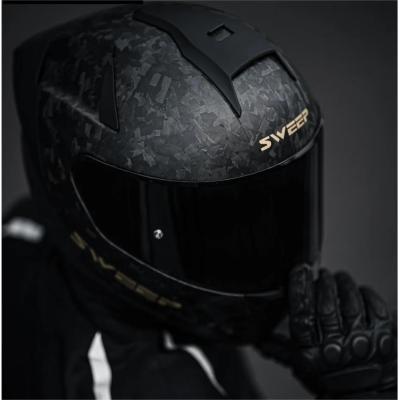 Matte Black Forging Carbon Fiber Car Vinyl Wrap PET 02