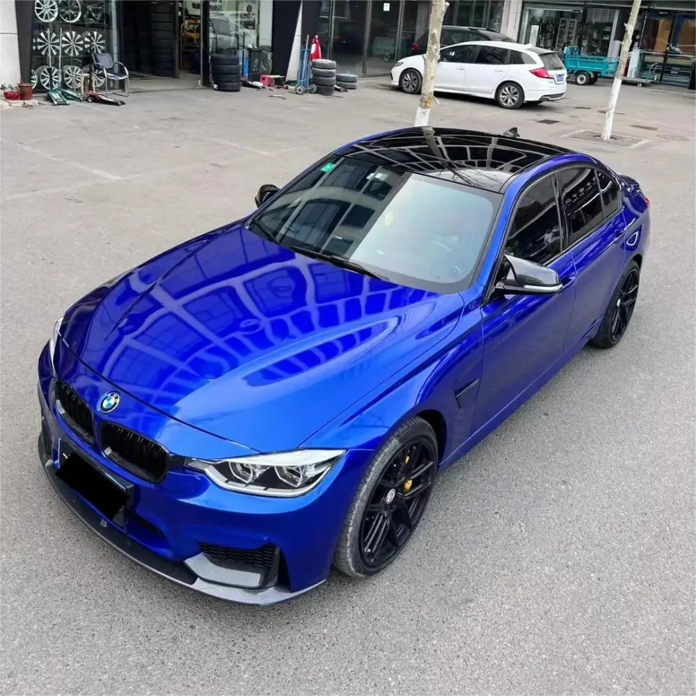 Best Gloss Blueberry Car Wrap Metallic Blueberry Vinyl Wraps