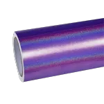 Gloss Metallic Rainbow Laser Dark Purple Car Vinyl Wrap