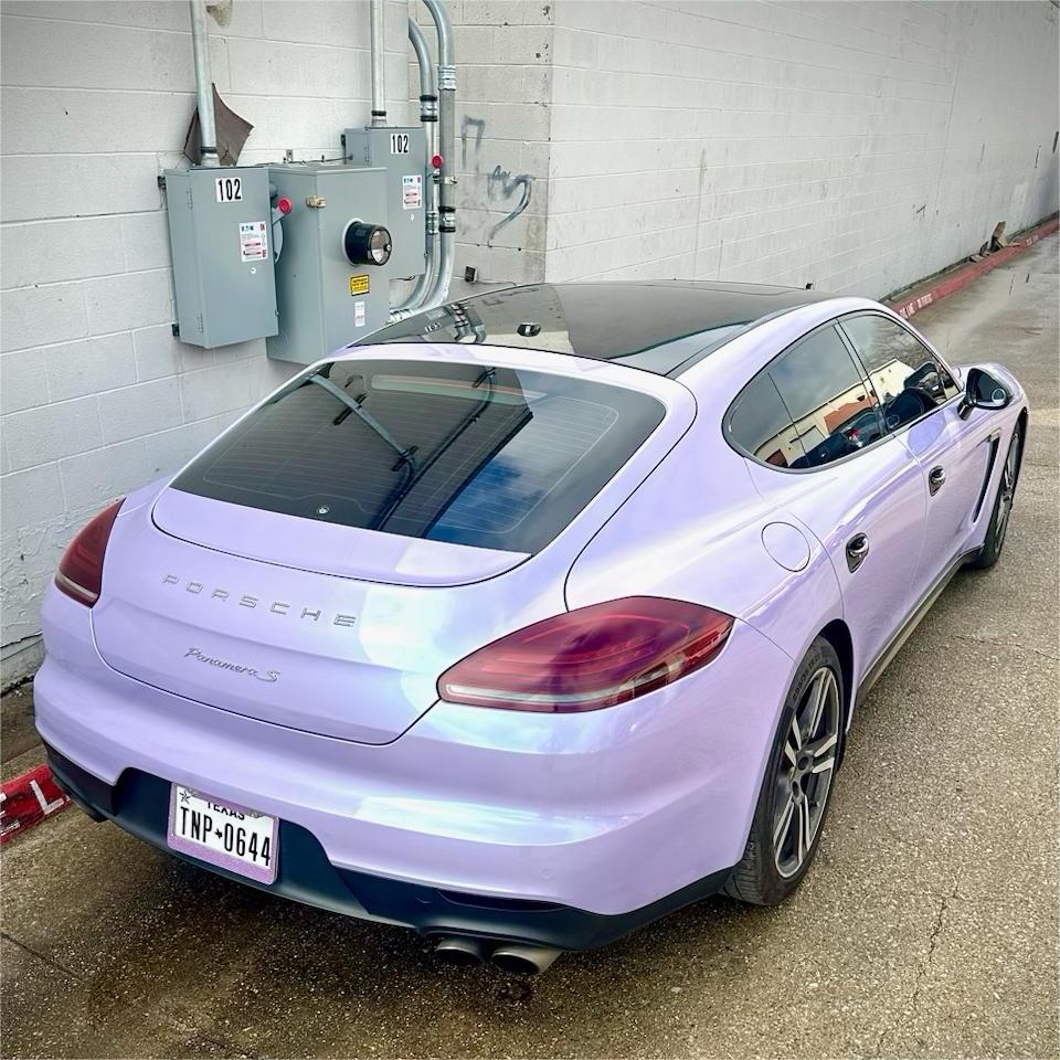 Gloss Metallic Periwinkle Purple Car Vinyl Wrap