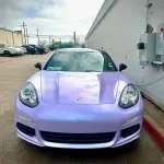 Gloss Metallic Periwinkle Purple Car Vinyl Wrap