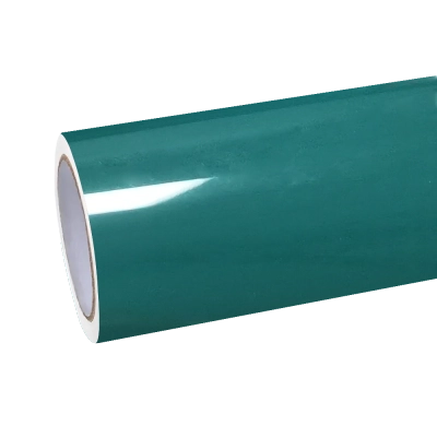 Gloss Storm Green Car Vinyl Wrap PET 01