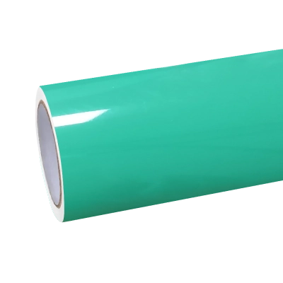 Gloss Vintage Green Car Vinyl Wrap 01