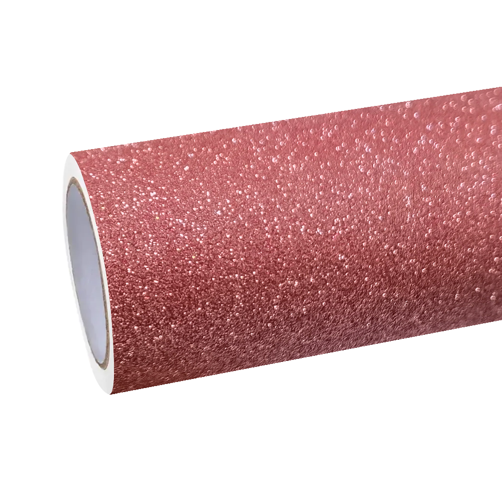 Matte Diamond Glitter Red Car Vinyl Wrap