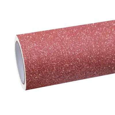 Matte Diamond Glitter Red Car Vinyl Wrap 01