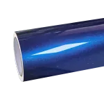 Gloss Metallic Dark Blue Car Vinyl Wrap PET | Audi Navarre Blue