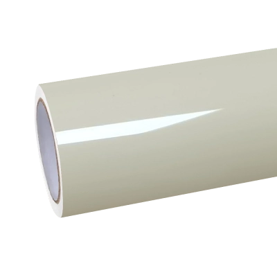 Gloss Khaki Milan White Car Vinyl Wrap PET 01