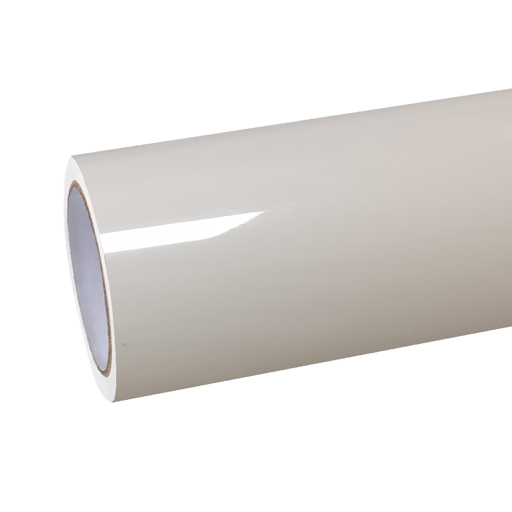 Gloss Super Shine Latte Car Vinyl Wrap PET 