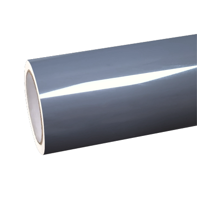 Gloss Light Slate Grey Car Vinyl Wrap PET 01