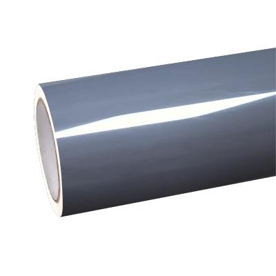 Gloss Light Slate Grey Car Vinyl Wrap PET 01
