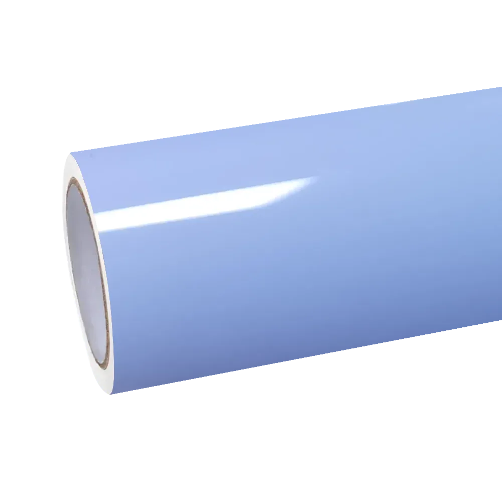 Gloss Macaron Baby Blue Car Vinyl Wrap PET