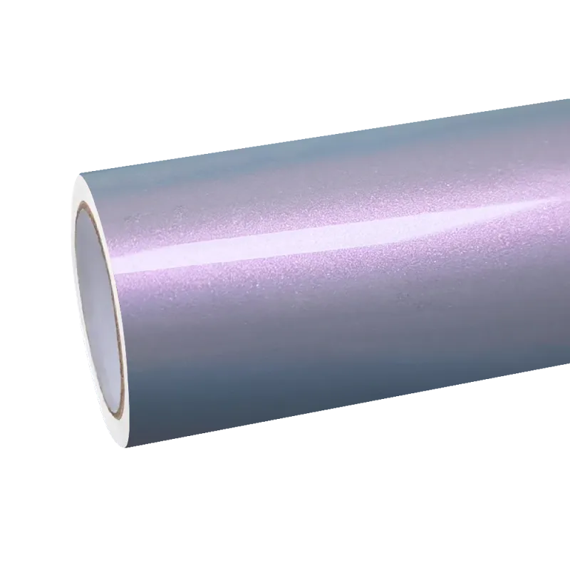 Pink Grey Car Wrap