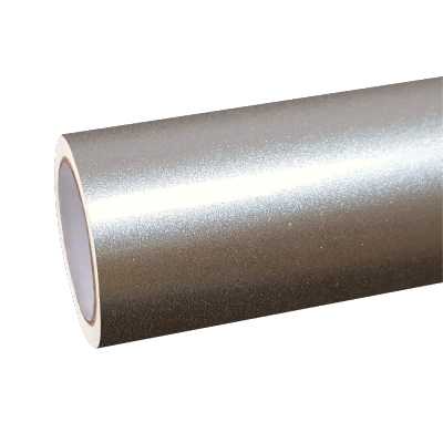 Gloss Metallic Champagne Light Gold Car Vinyl Wrap PET 01