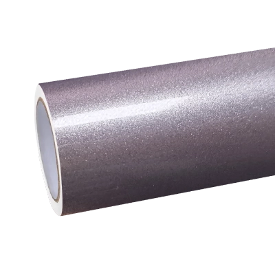 Gloss Metallic Frozen Berry Pink Car Vinyl Wrap PET 01