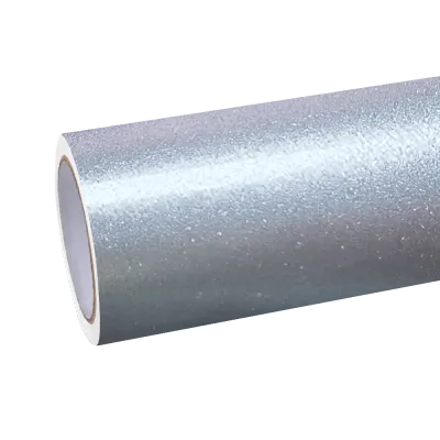 Gloss Metallic GT Silver Car Vinyl Wrap PET 01