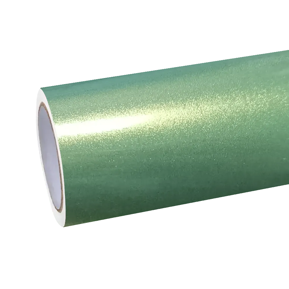 Gloss Metallic Iridescent Emerald Green Car Vinyl Wrap