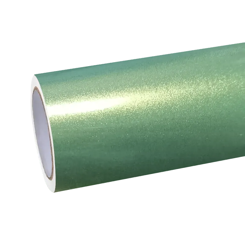 Gloss Metallic Iridescent Emerald Green Car Vinyl Wrap