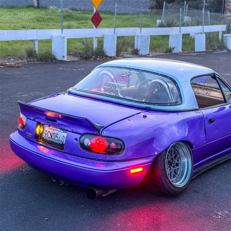 Gloss Metallic Rainbow Laser Purple Car Vinyl Wrap