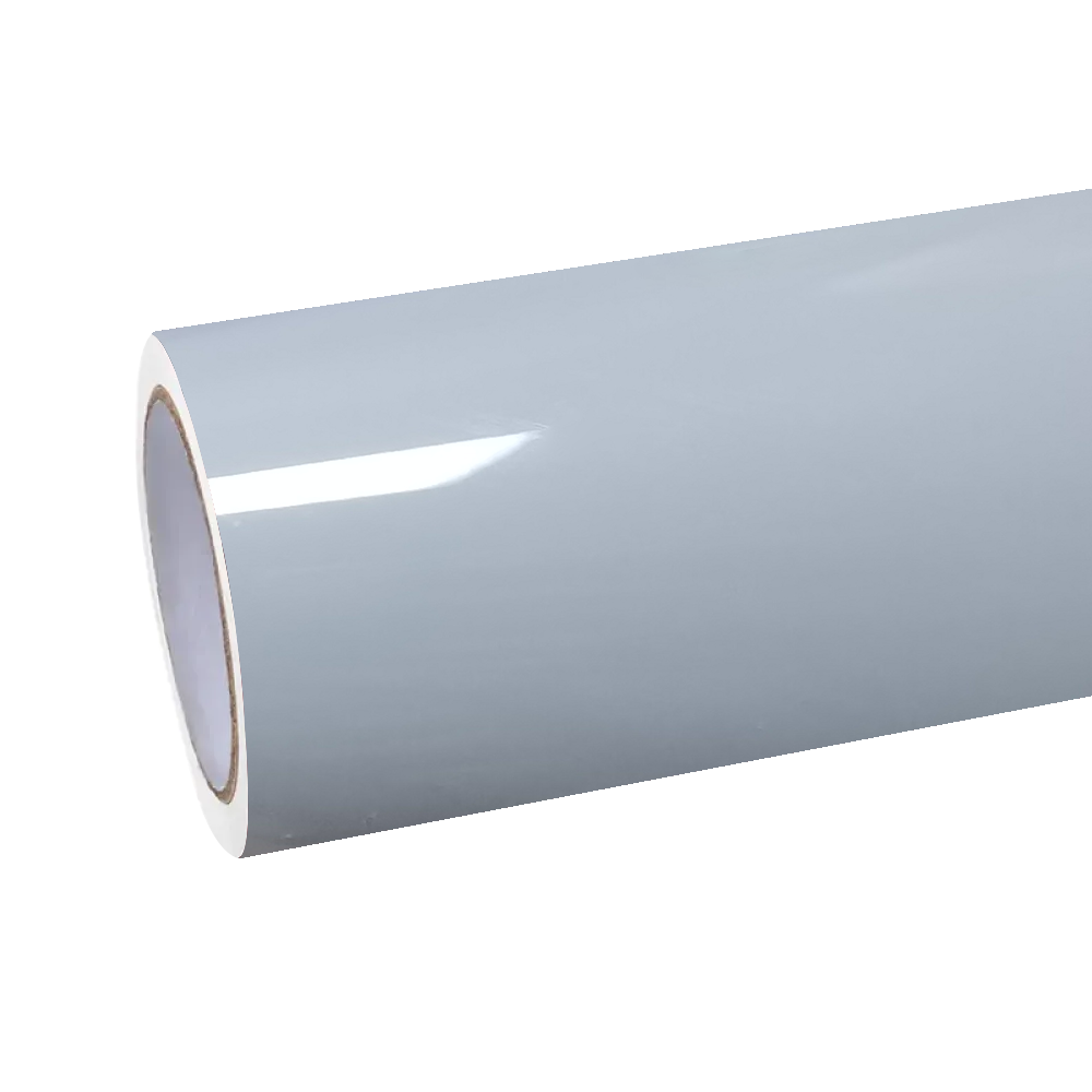 Gloss Porsche Grey Car Vinyl Wrap 