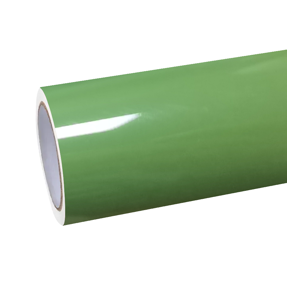 Gloss Racing Green Car Vinyl Wrap PET