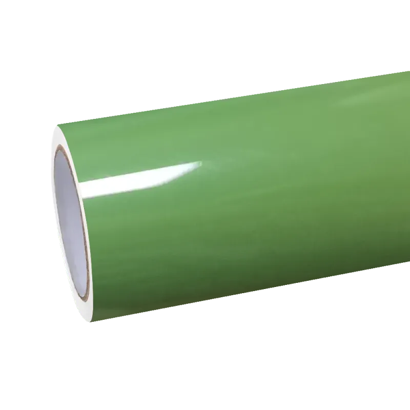 Gloss Racing Green Car Vinyl Wrap PET