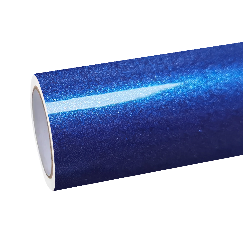 Gloss Metallic Galaxy Blue Car Vinyl Wrap PET