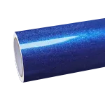 Gloss Metallic Galaxy Blue Car Vinyl Wrap PET